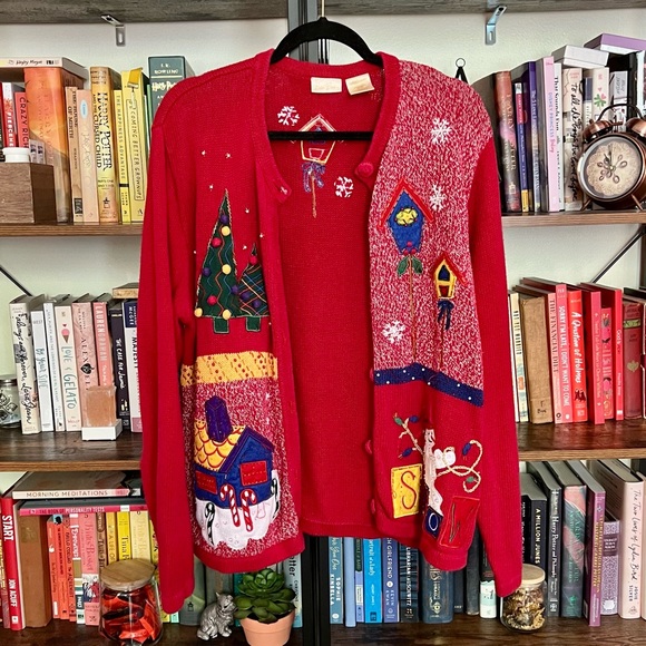 Vintage Christmas Sweater | Bobbie Brooks XL - Picture 4 of 12